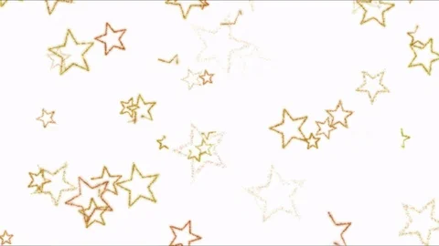 Drawing Star Shapes on White Background Animation - Loop Yellow 스톡 동영상 73292459