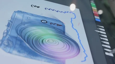 Drawing With Stylus 스톡 동영상 116246859