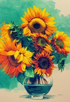 Sunny Sunflower Face Paint Tutorial