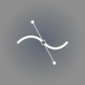 Drawing the symbol lines icon Ilustração Stock