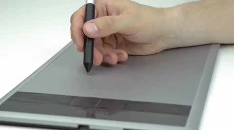 Drawing tablet 1 Stock Footage 52363729