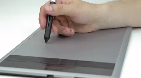 Drawing tablet 2 Stock Footage 52363688