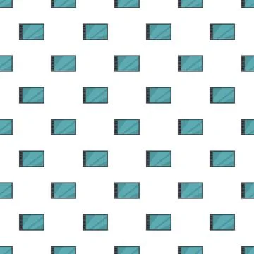 Drawing tablet display seamless pattern repeating background Stock-Illustration