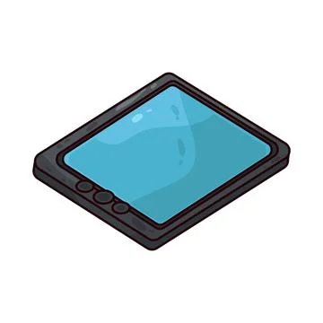 Drawing tablet Stock Illustration