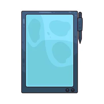 Drawing tablet illustration 스톡 일러스트
