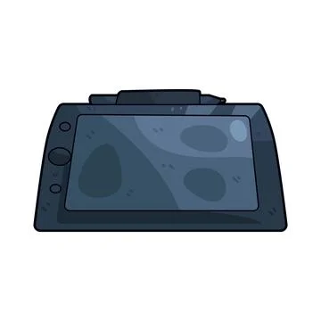 Drawing tablet illustration Stock Illustration