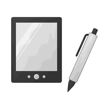 Drawing tablet illustration Stock Illustration