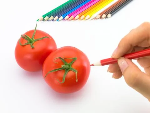 Drawing Tomato Stock Photos
