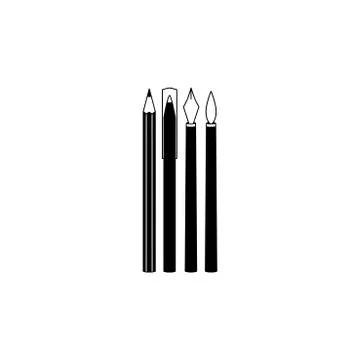 Drawing tools icon. Stock Illustration