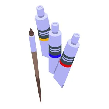 Drawing tools icon isometric vector. System learning Stock-Illustration