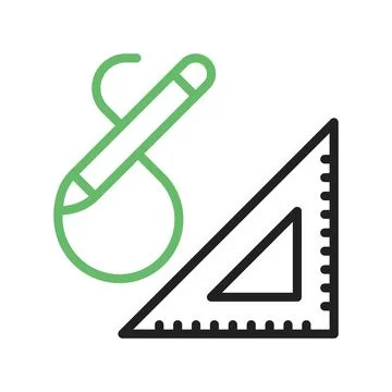 Drawing Tools icon vector image. Stock Illustration