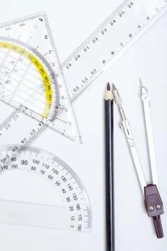 Drawing tools Stock Photos