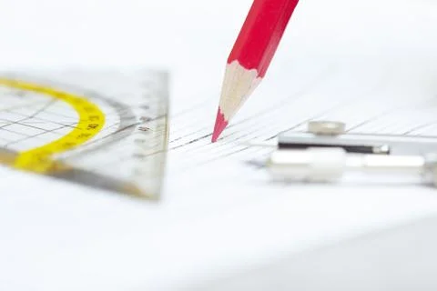 Drawing tools Stock Photos