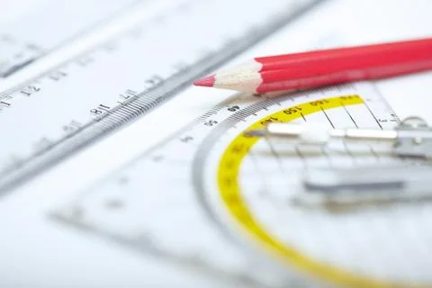 Drawing tools Stock Photos