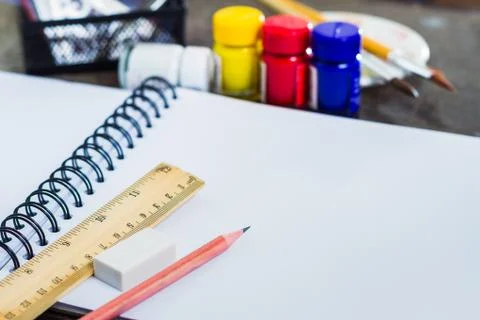 Drawing tools Stock Photos