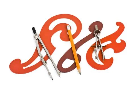 Drawing tools Fotos de archivo