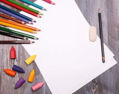 Drawing tools Stock Photos