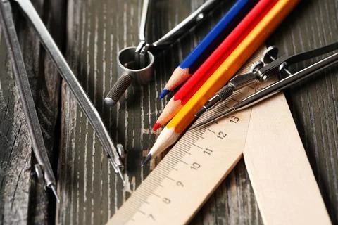 Drawing Tools Stock Photos