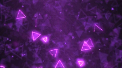 Drawing Triangle Shapes Motion Background Animation - Loop Purple Stock Footage 73078416