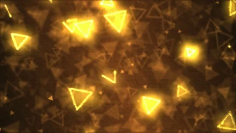 Drawing Triangle Shapes Motion Background Animation - Loop Yellow Stock Footage 73078701