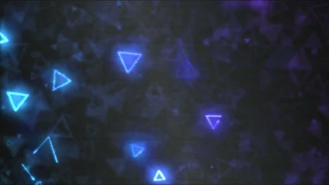 Drawing Triangle Shapes Motion Background Animation - Loop Rainbow Video stock 73079303