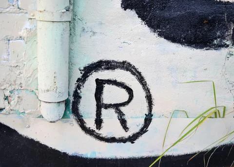 Drawing on the wall. Stock-Fotos