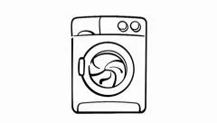 Washing Machine Kitchen Clipart Washing Ma  Washing Machine Drawing Png   Free Transparent PNG Clipart Images Download