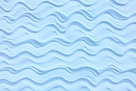 Drawing of waves on the sand on the beach, seamless pattern Stock Photos