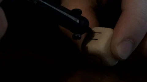 Drawing on a wooden cube 動画素材 37871309