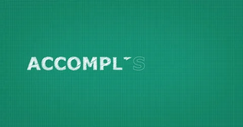 Drawing a word ACCOMPLISHMENT Stock Footage 60845324