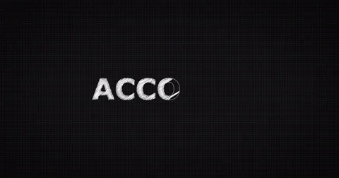 Drawing a word ACCOUNT Stock Footage 60609332