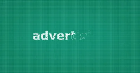 Drawing a word ADVERTISING Stock Footage 60845765
