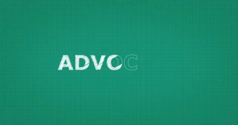 Drawing a word ADVOCATE Stock Footage 60845824