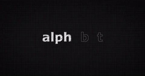 Drawing a word ALPHABET Stock Footage 60653739