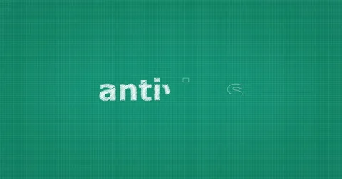 Drawing a word ANTIVIRUS Stock Footage 60845933