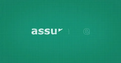 Drawing a word ASSURANCE Video stock 60845976