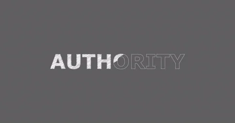 Drawing a word AUTHORITY Stock Footage 60604085