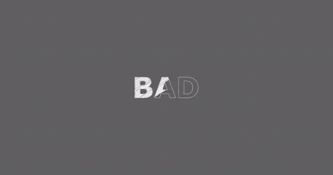 Drawing a word BAD 스톡 동영상 60574644