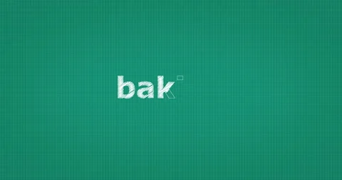 Drawing a word BAKING Stock Footage 61139704