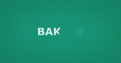 Drawing a word BAKING Stock Footage 61139708