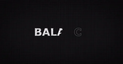 Drawing a word BALANCE Stock Footage 60609387