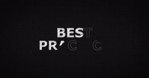 Drawing a word BEST PRACTICE Stock Footage 60640119