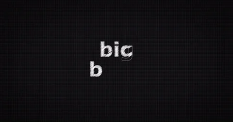Drawing a word BIG BANG Stock Footage 60655264