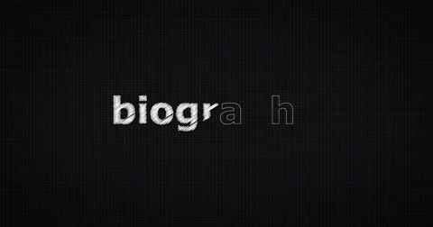 Drawing a word BIOGRAPHY Stock Footage 60655311