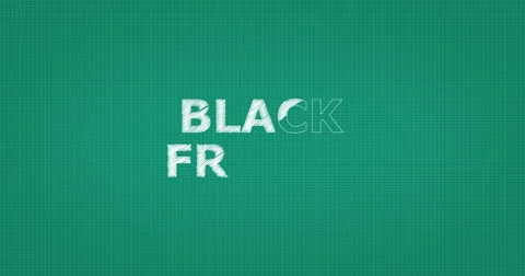 Drawing a word BLACK FRIDAY Stock Footage 60847232