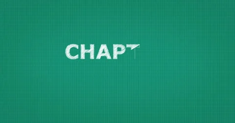 Drawing a word CHAPTER 7 Stock Footage 61114376