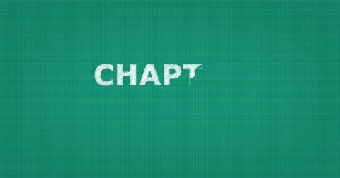 Drawing a word CHAPTER 8 Stock Footage 61114379