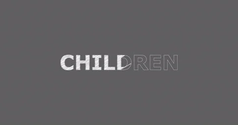 Drawing a word CHILDREN Stock Footage 60575173