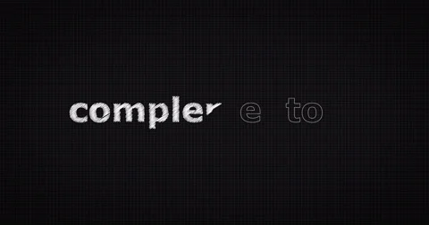Drawing a word COMPLEMENTORS Stock Footage 60657021