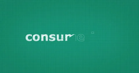 Drawing a word CONSUMERISM Stock Footage 60904193